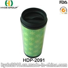 Taza de café plástica respetuosa del medio ambiente del viaje 2016 (HDP-2091)